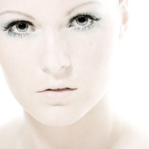 beauty high key portrait