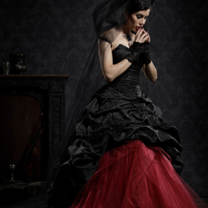 haute couture dark fashion bride